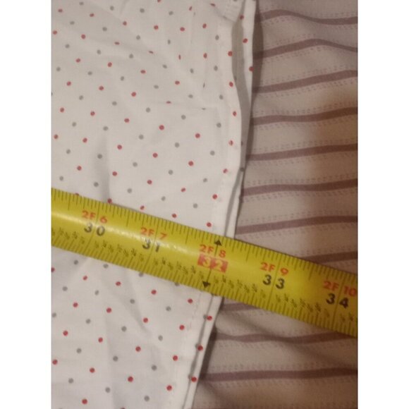 New Linea Uomo LU Shirt 5X Mens Button Up Stretch Short Sleeve White Dots - Picture 11 of 11